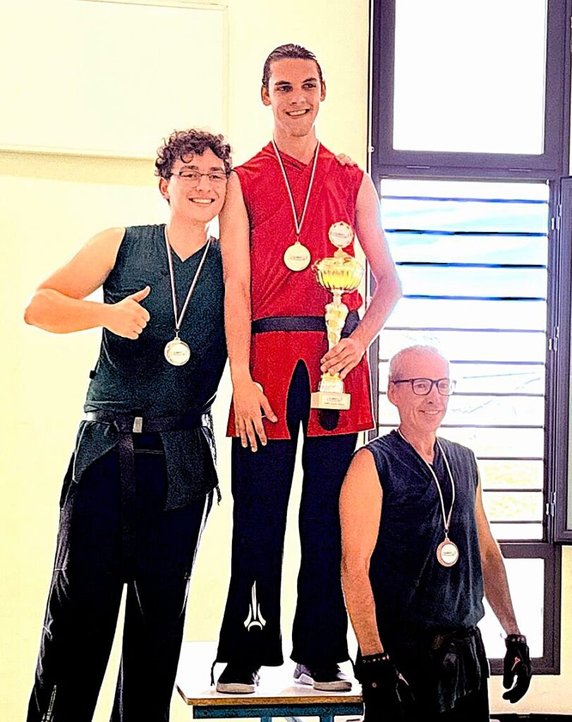 Le Podium : Gabriel, Théotime et David